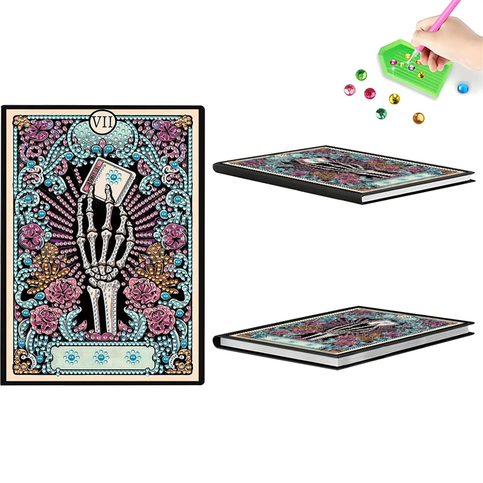 50-Page A5 Size 5D DIY Diamond Art Painting Notebook