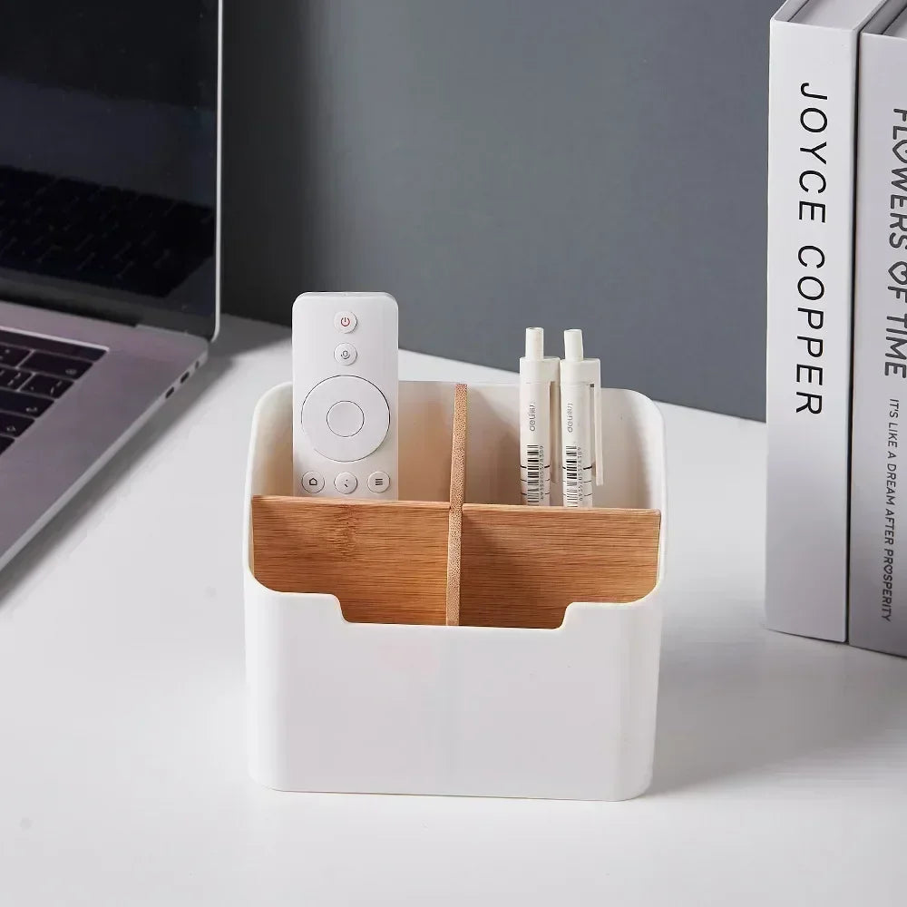 TV Remote Holder For Table Multipurpose Desktop Storage