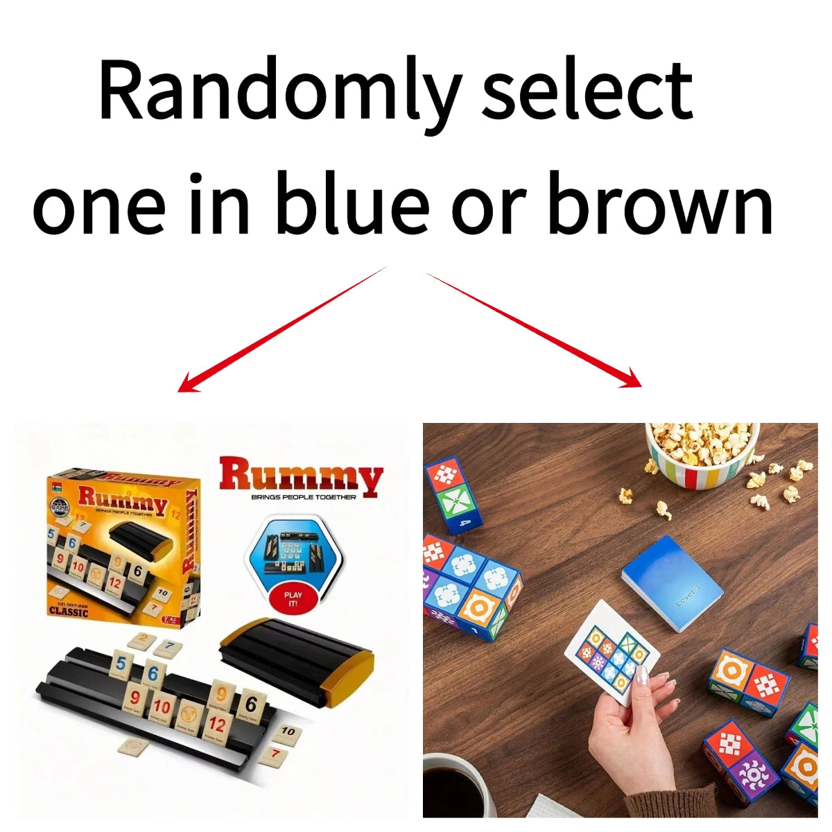 Classic Rummy Tile Board Game – 2-4 Player