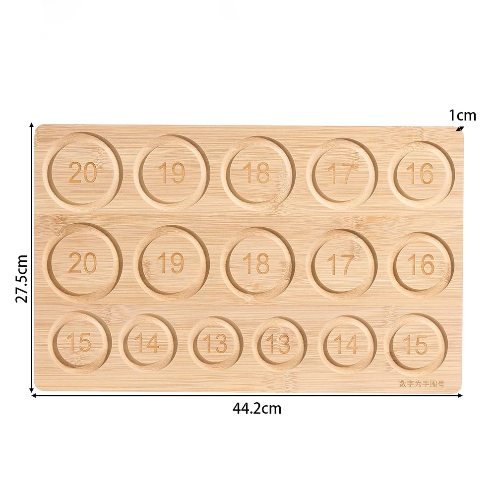 Wooden Flocked Beading Tray various lengths