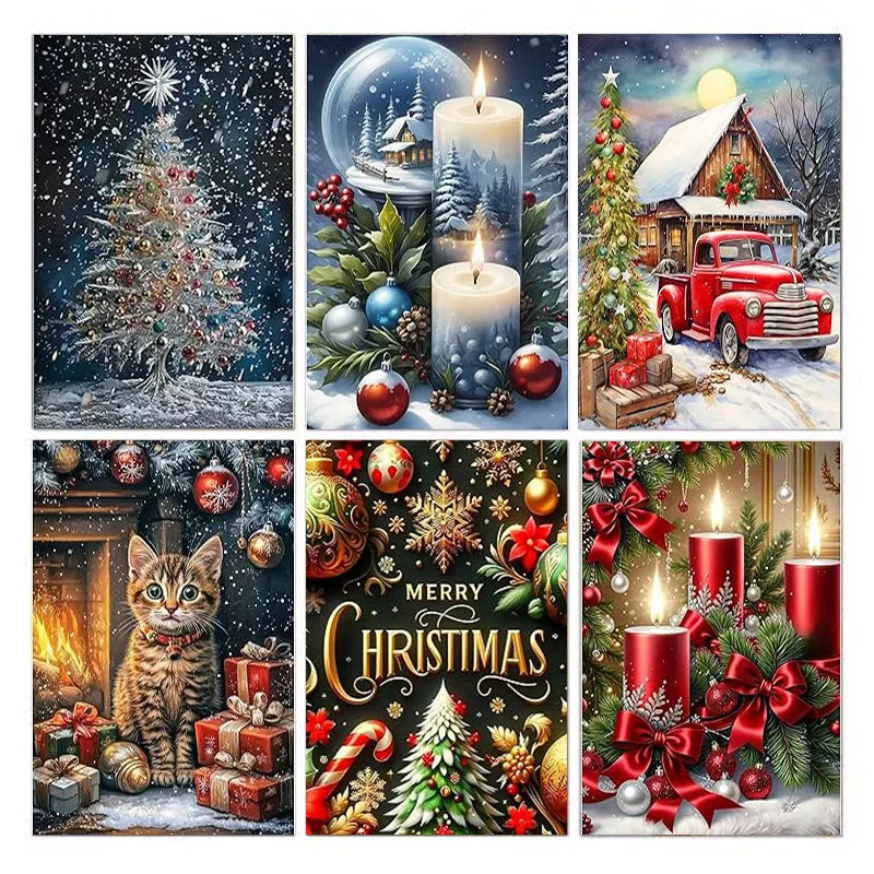 AB Diamond Painting Christmas Tree 5D Diamond Painting Set
