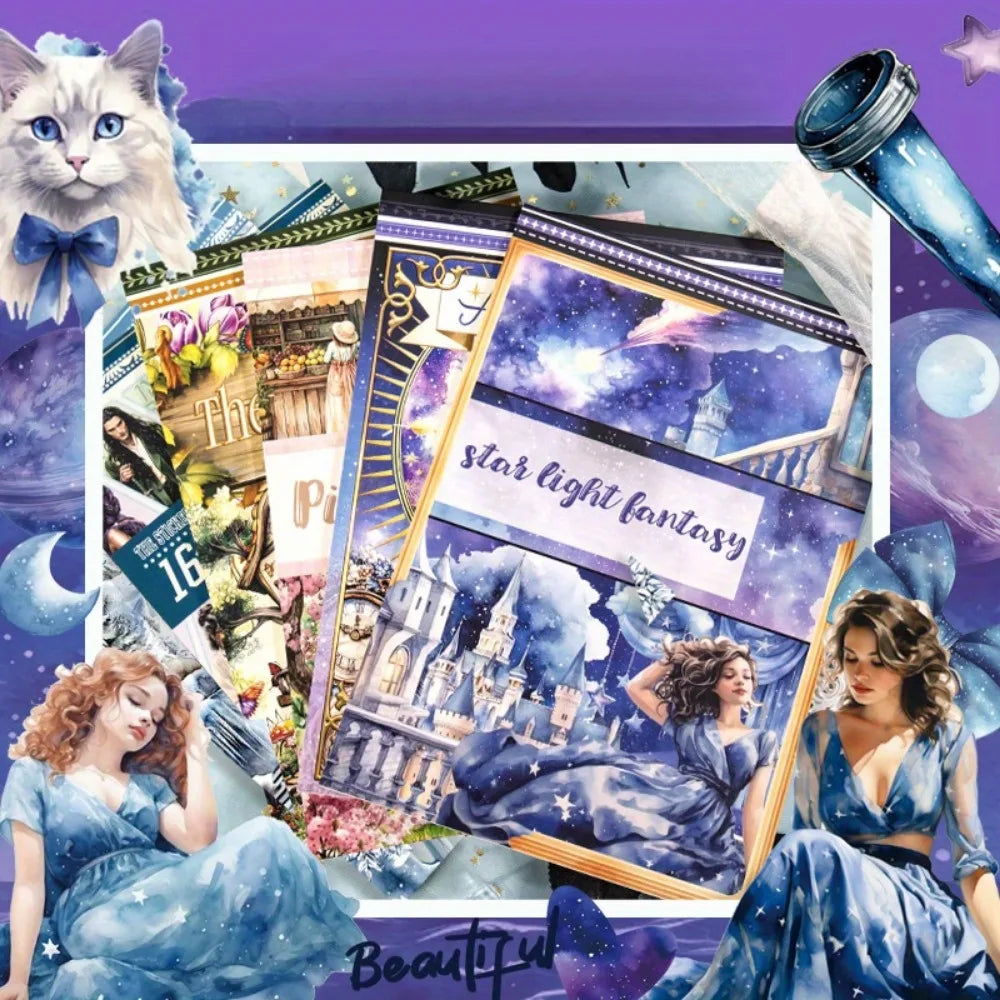 Winter Wonderland Sticker Book, Scrapbooking DIY Craft Supplies