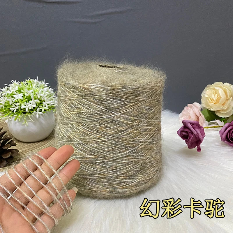 500G/PC Mohair Yarn High Quality Super Soft And Warm
