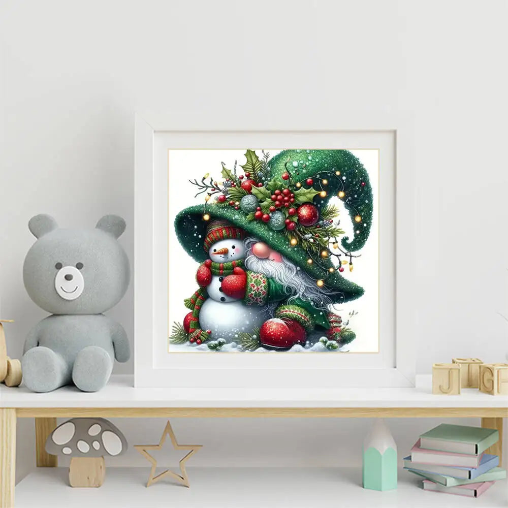 Momoart Diamond Painting Snowman santa clause