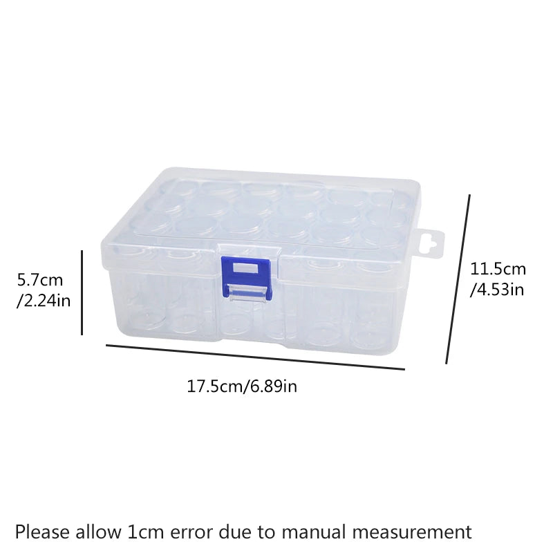 1/3/5pcs Transparent plastic storage box