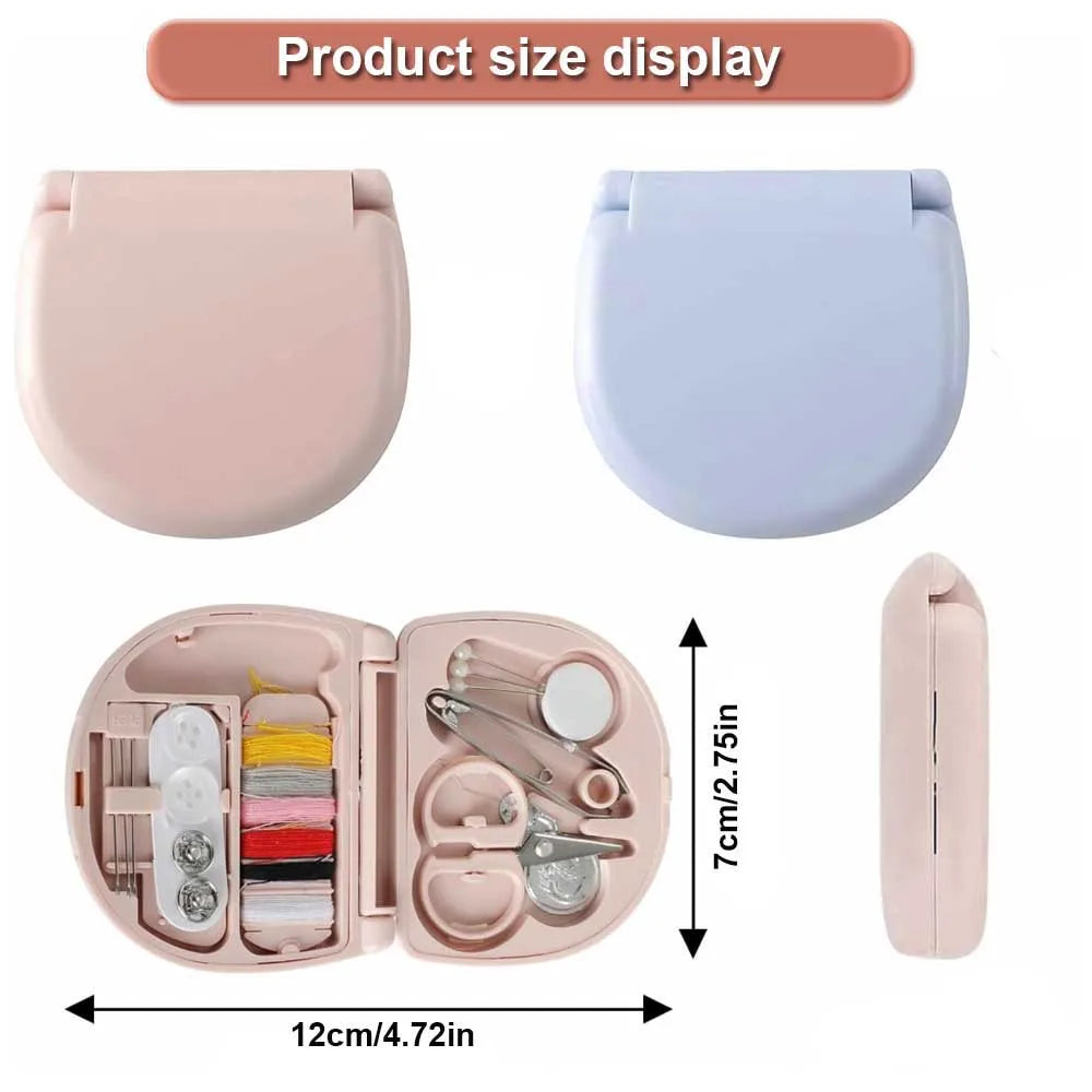 1-2Pack Min Travel Sewing Kit Portable DIY Supplies Beginner Friendly