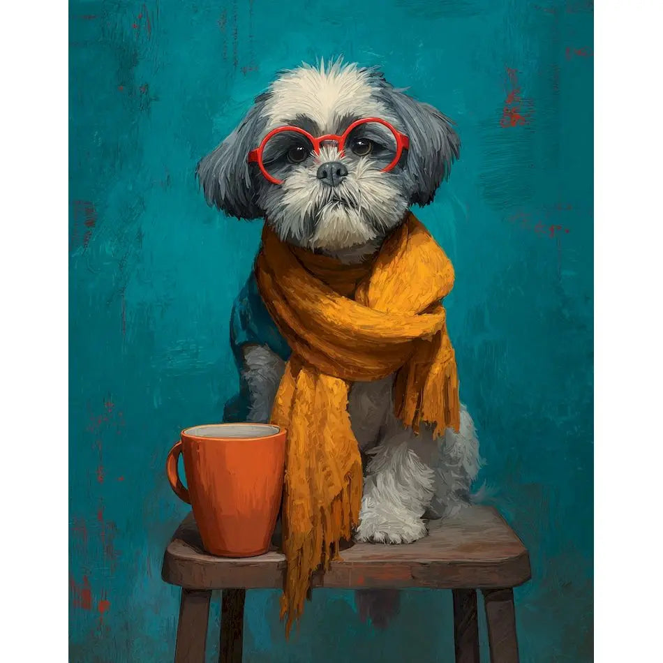 Paint By Numbers Cute dog Animals