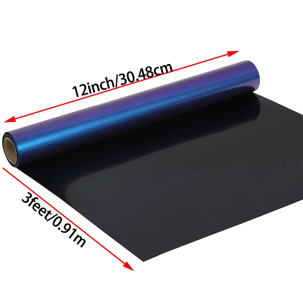 Chameleon PU HTV Vinyl, Iron On Vinyl For All Cutter Machine, Easy to Cut &Weed