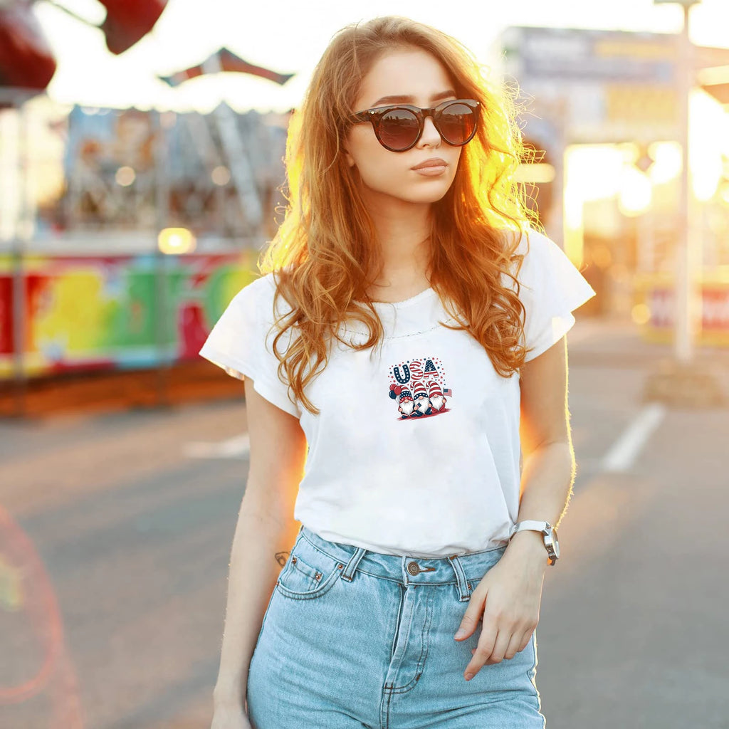 Independence Day Themed Iron-On Heat Transfer Decals