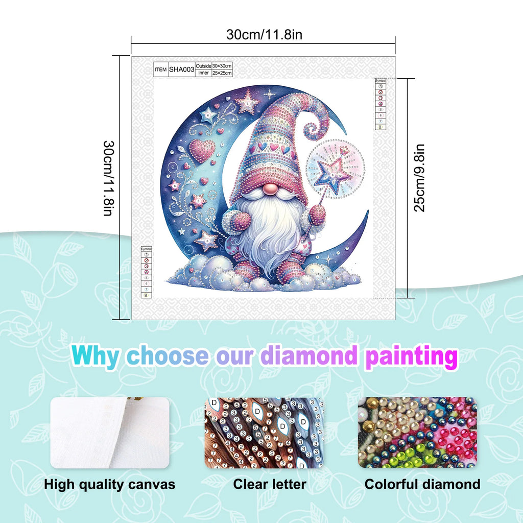 DIY Dwarf Special Shape Diamond Art Painting Kits