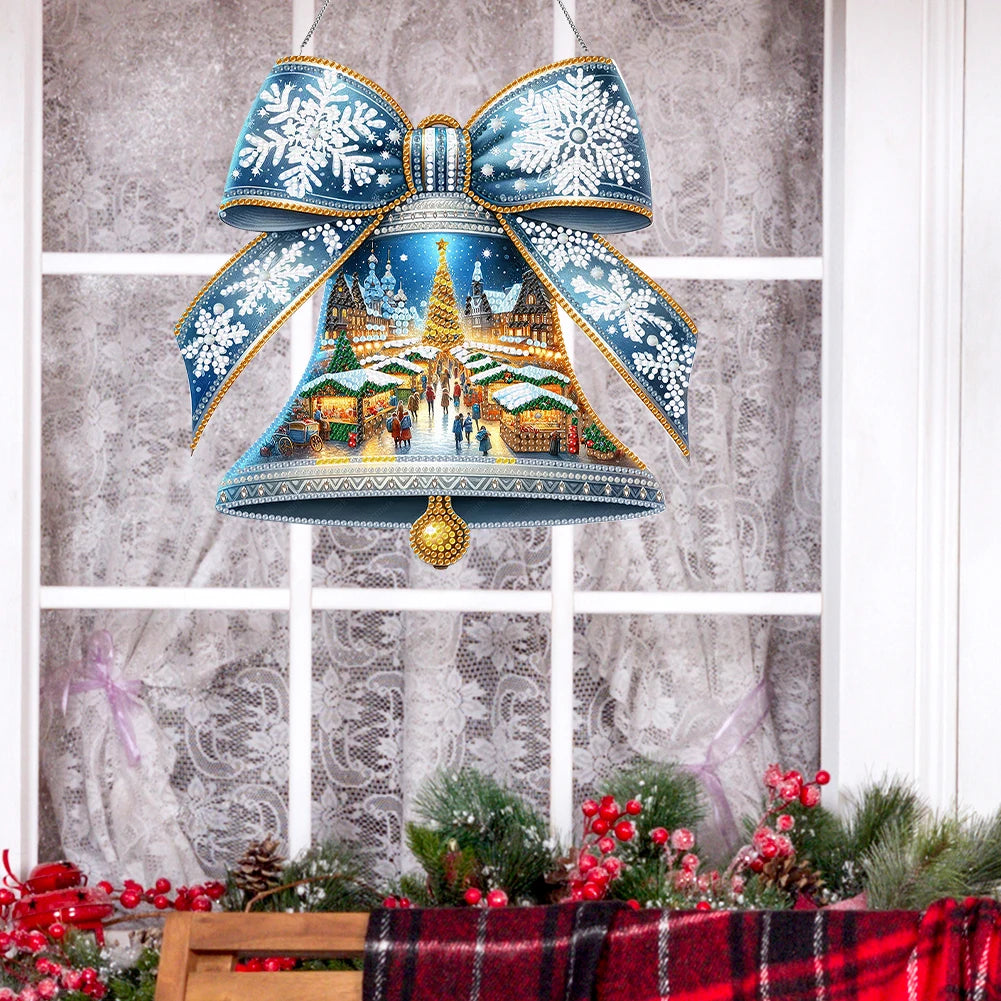 Acrylic 2D/Flat DIY Special Shape Hanging Diamond Art Kits Rhinestone r