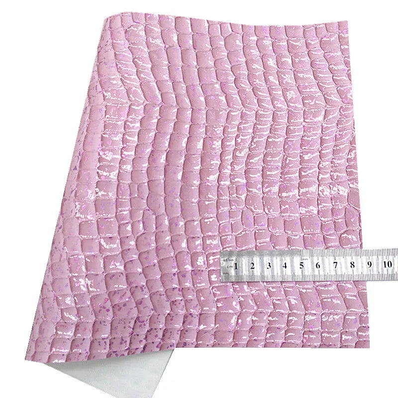 Synthetic Leather Crocodile Embossed Faux Leather