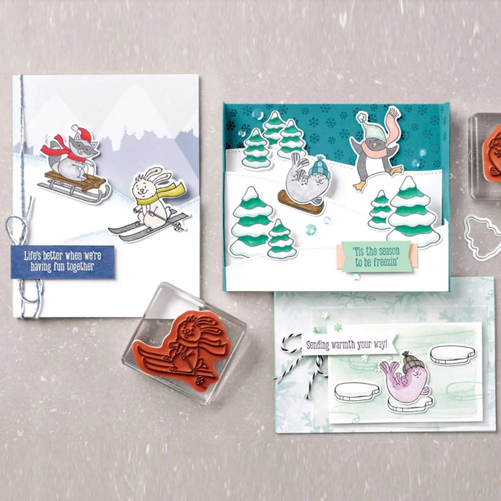 Christmas Series Cutting Die Transparent Seal Stamp
