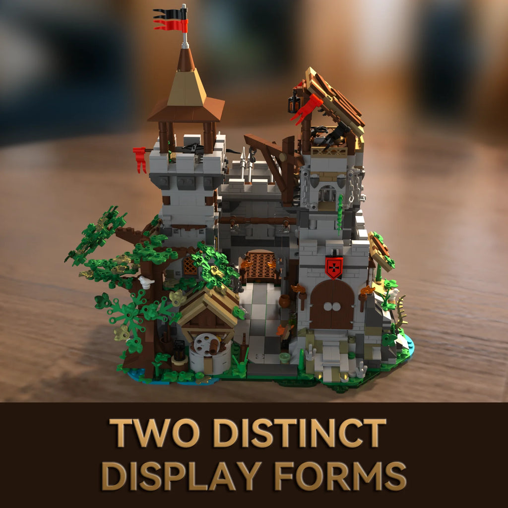 2568PCS Medieval Knight's Fortress Building Blocks