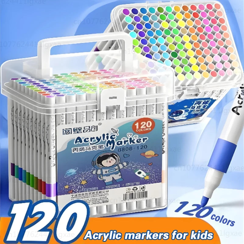 Liquid Ink Art Acrylic Paint Markers Set for Art and DIY Craft