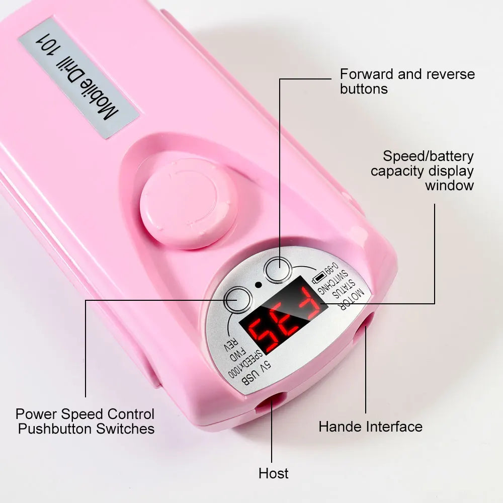 35000RPM Professional Electric Nail Drill Motor Tool