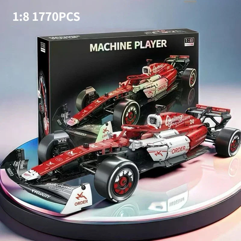 Formula Racing Building Block Toy 1:8