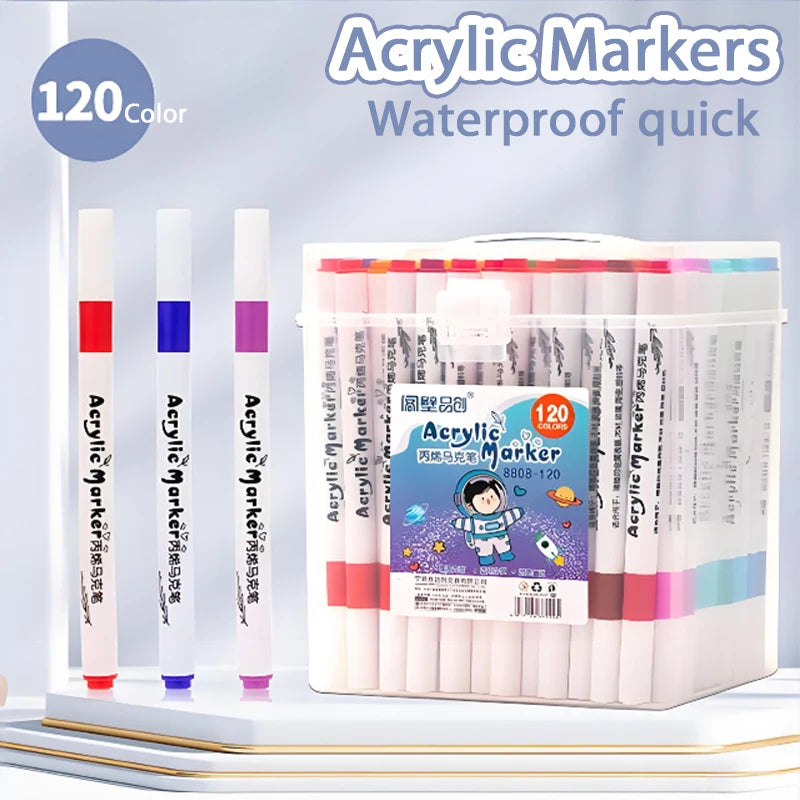 Liquid Ink Art Acrylic Paint Markers Set for Art and DIY Craft