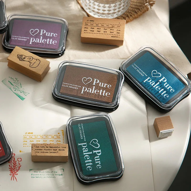 Vintage Color ink for  Big Size Stamps