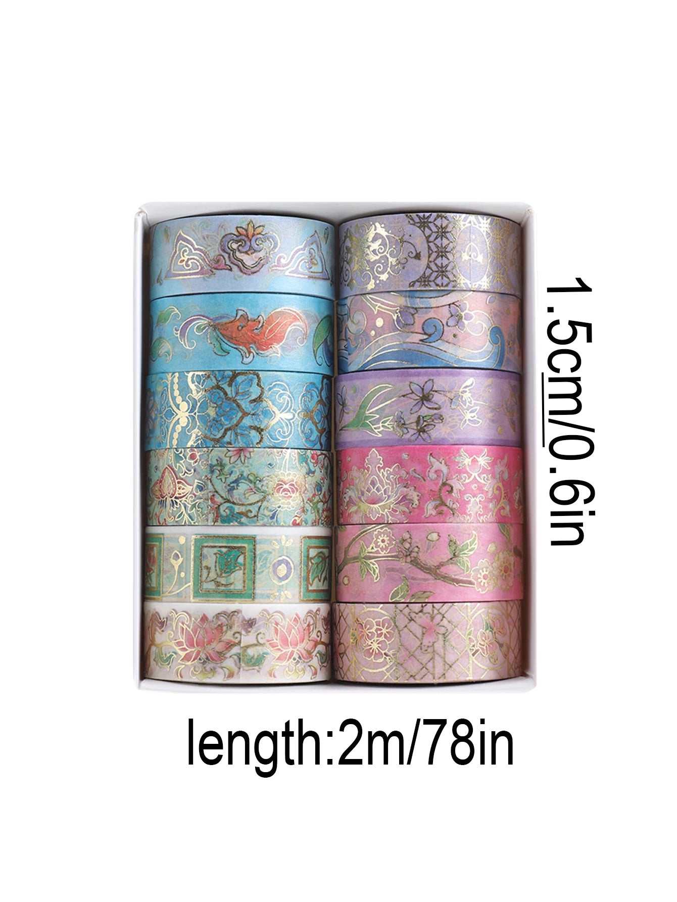 Hot stamping washi tape, suitable for DIY  items,