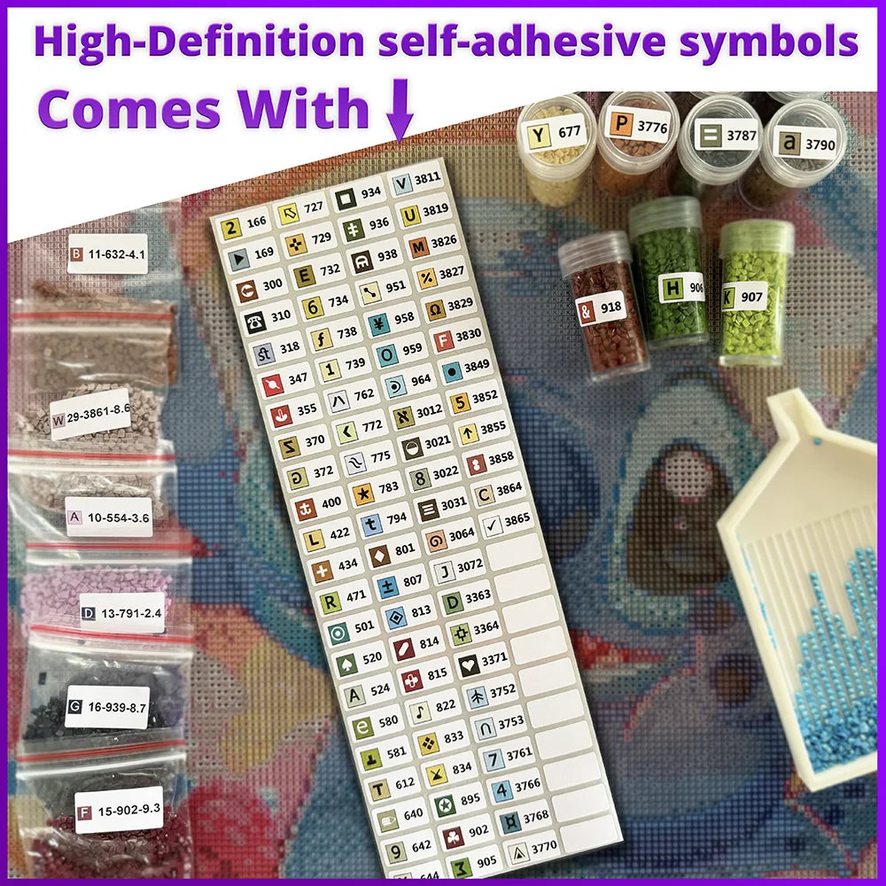 AB Fairy Dust 5D DIY Diamond Embroidery Dwarf Portrait New Arrival Mosaic Cartoon Acrylic Craft Supplies Diamond Painting Child