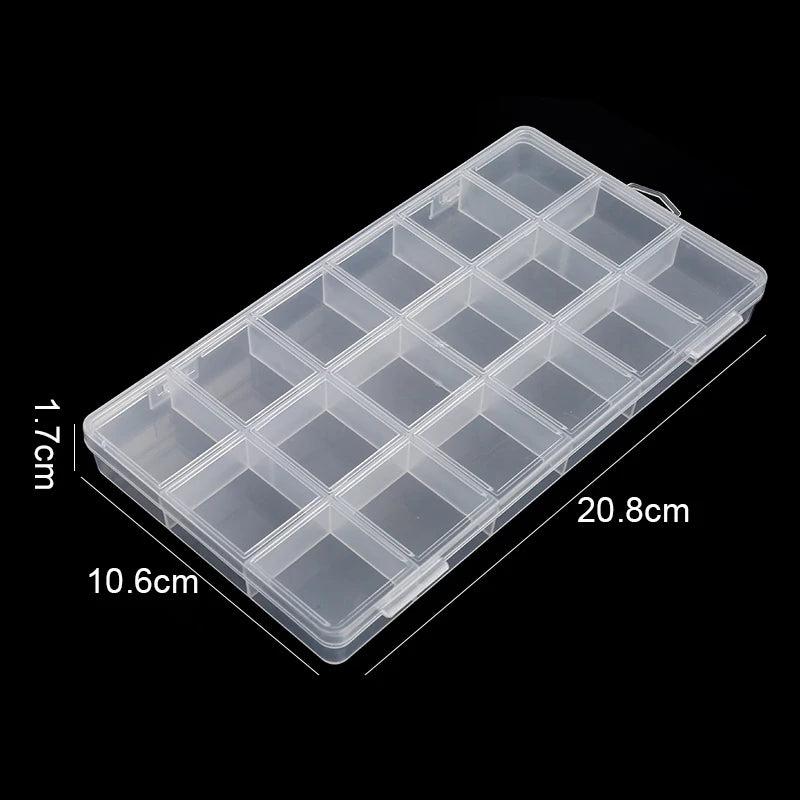 Transparent Storage Containers, 7 different sizes