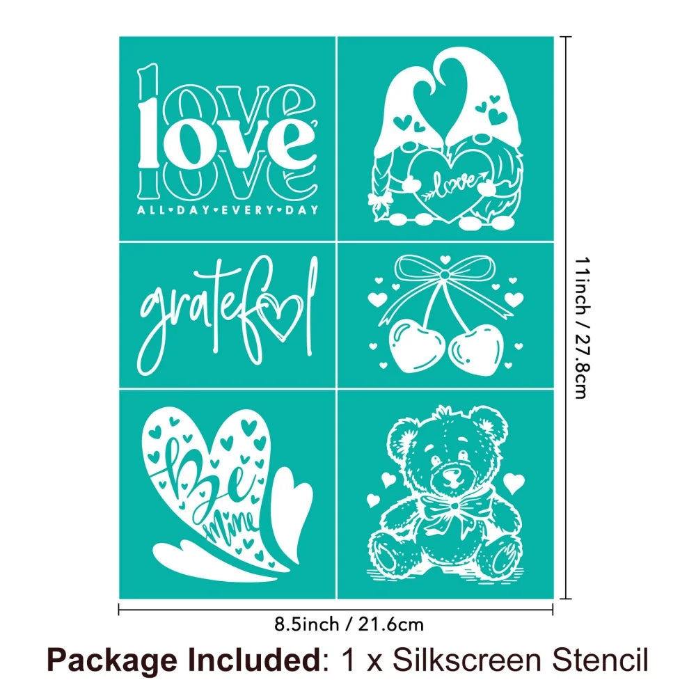 Silkscreen Stencil Reusable Self-Adhesive Silk Screen Printing Silk