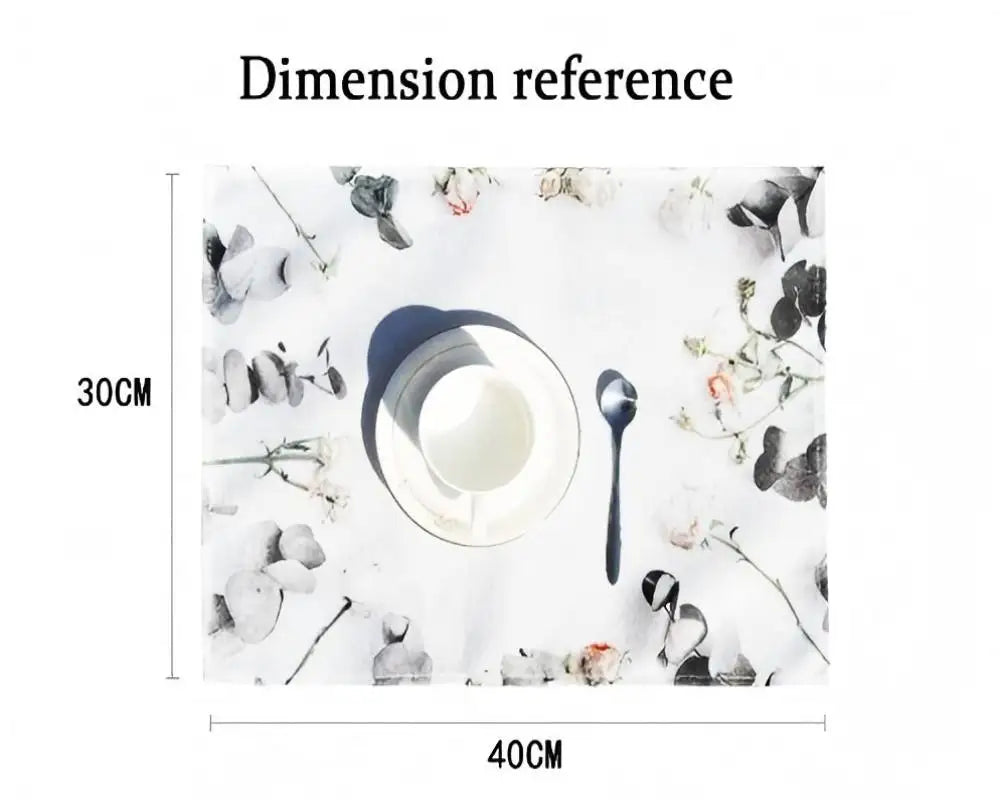 4-Piece Christmas Gingerbread Man Placemats