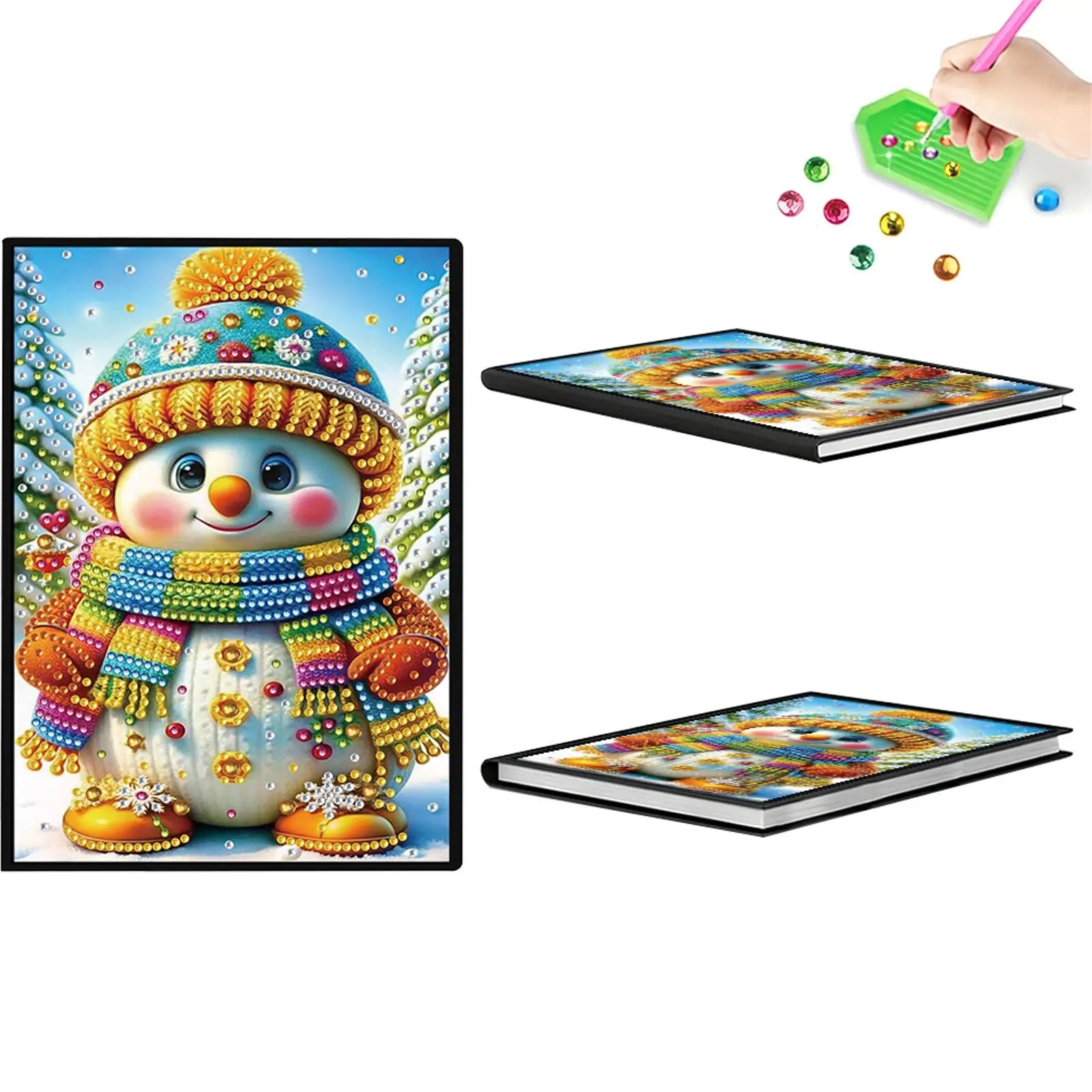 50-Page A5 Size 5D DIY Diamond Art Painting Notebook