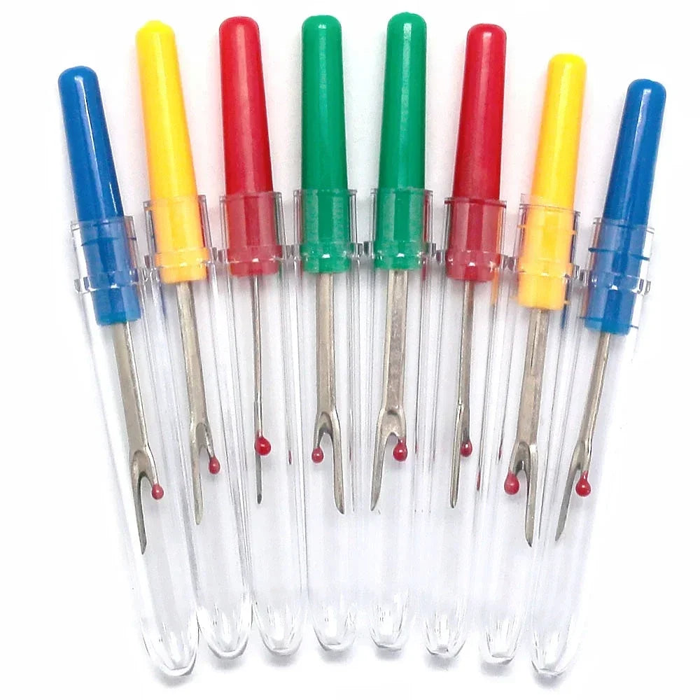 (1 Pack) = 4Pcs Plastic Handle Craft Thread Cutter Seam Ripper