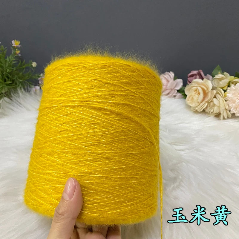 500G/PC Mohair Yarn High Quality Super Soft And Warm