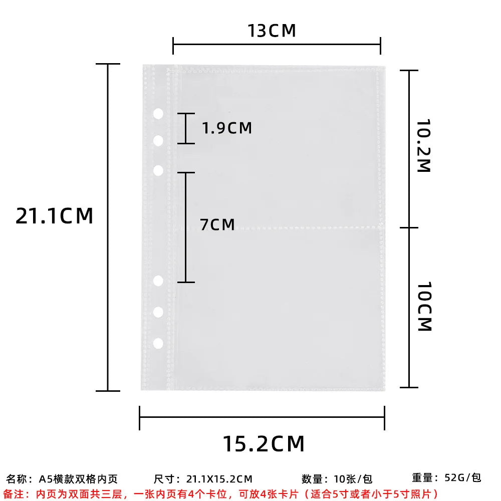 INS Style Sweet Girl Ballet Theme A5 Album