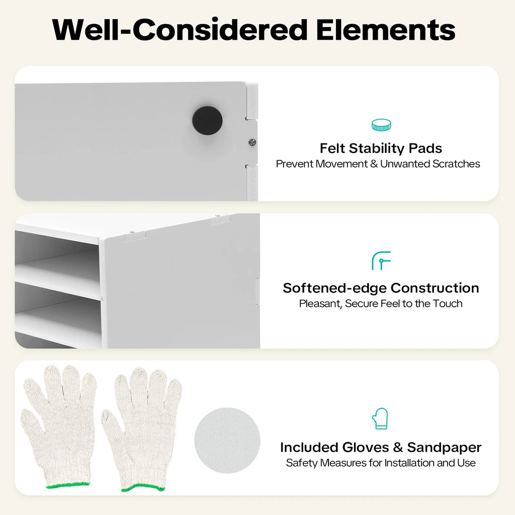 24 Slot File Classification Cabinet Storage Cabinet, desk top