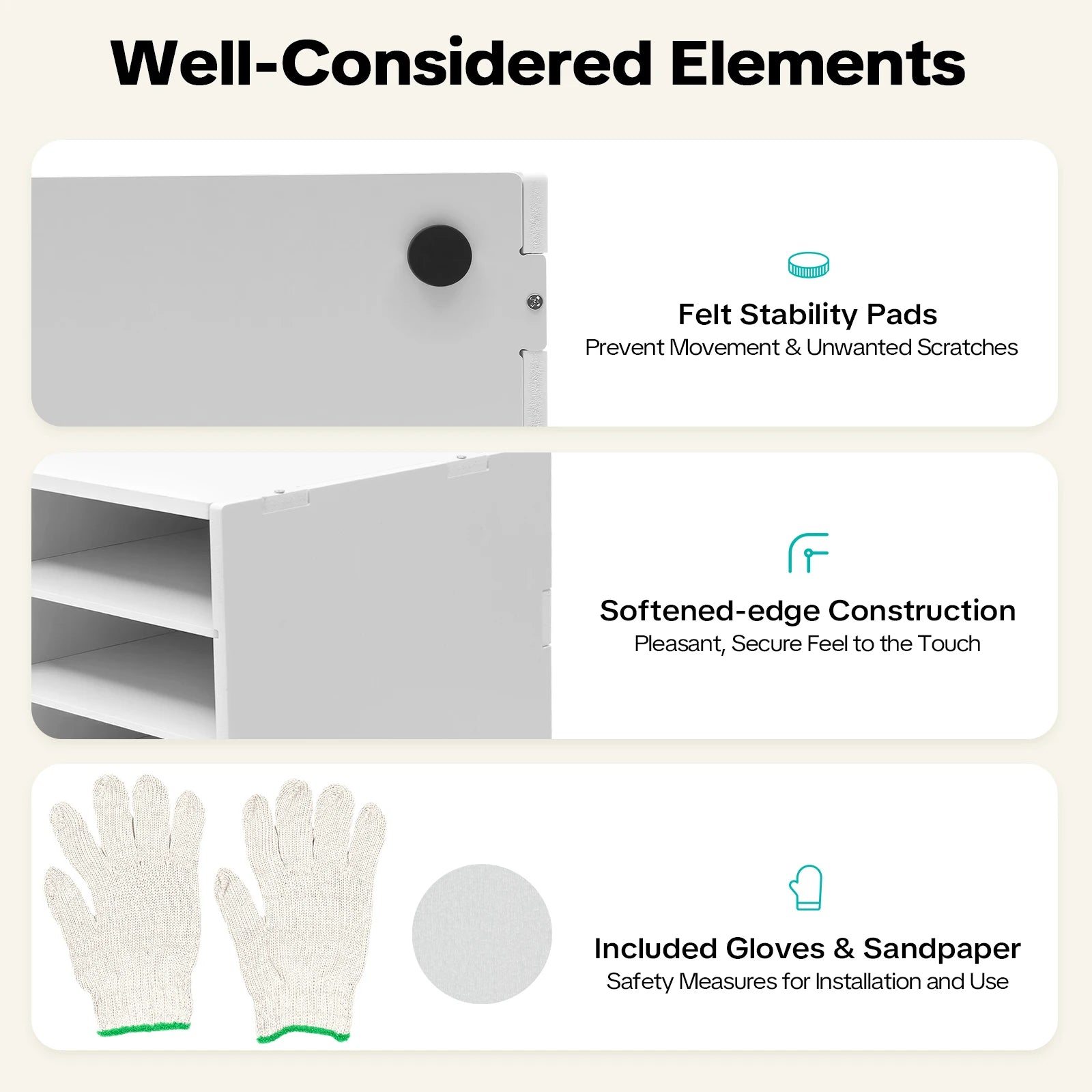 24 Slot File Classification Cabinet Storage Cabinet, desk top
