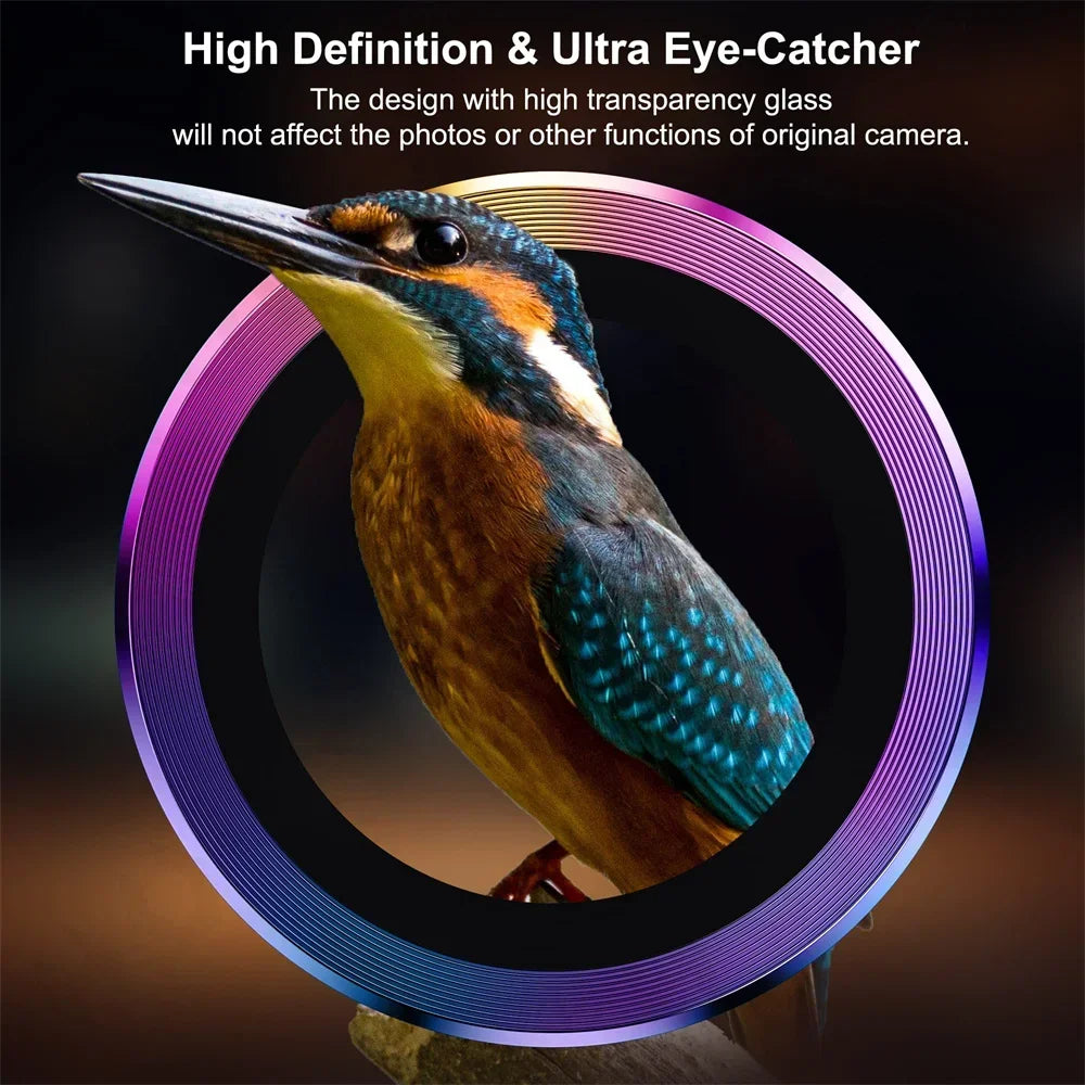 ultra Case Tempered Glass Film Titanium Alloy Ring Phone Accessories