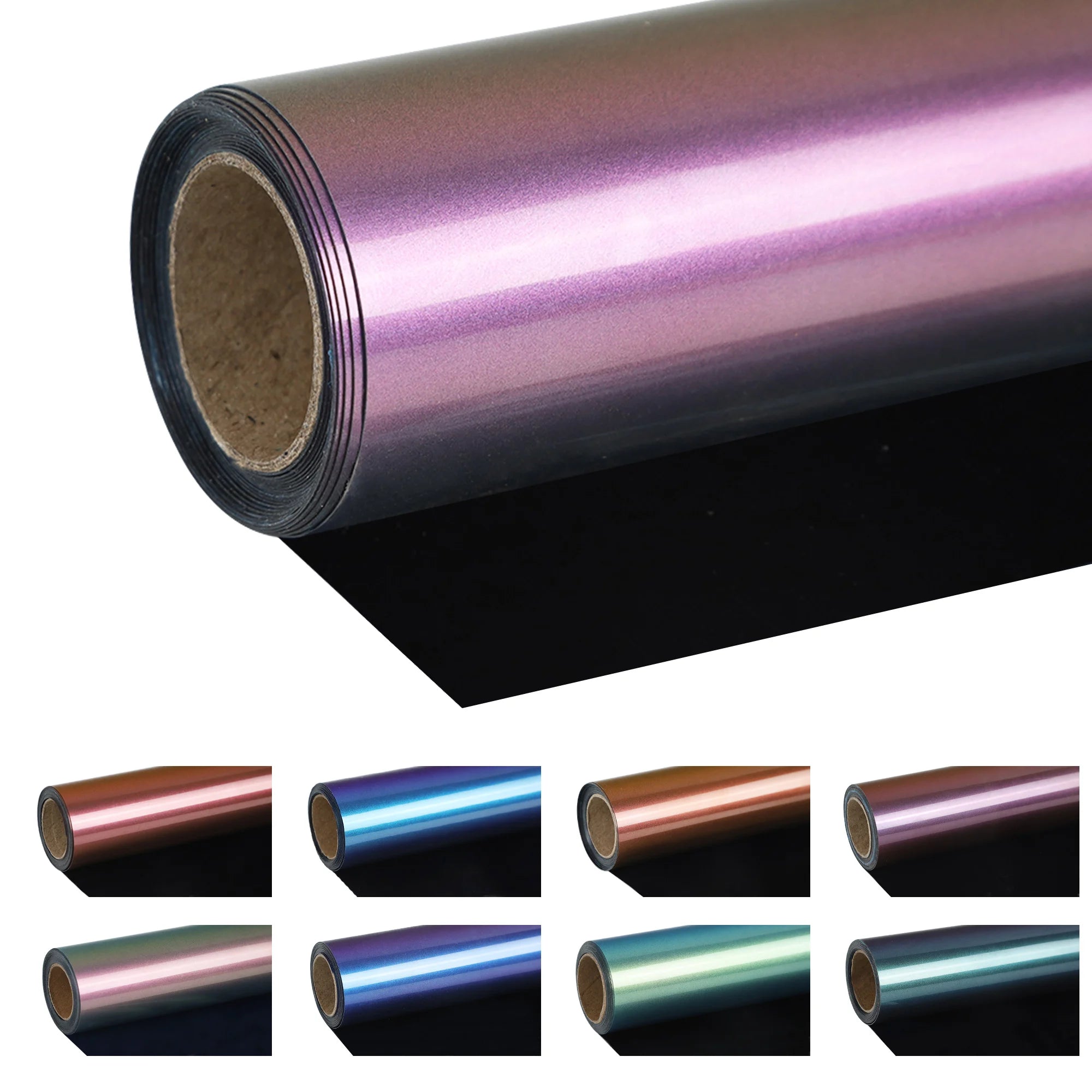 Chameleon PU HTV Vinyl, Iron On Vinyl For All Cutter Machine, Easy to Cut &Weed