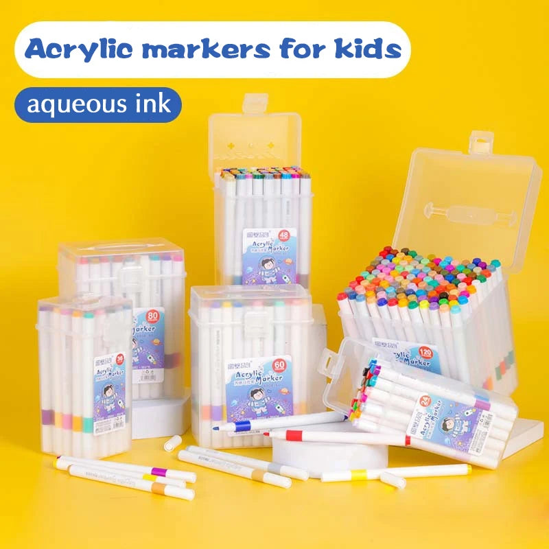 Liquid Ink Art Acrylic Paint Markers Set for Art and DIY Craft