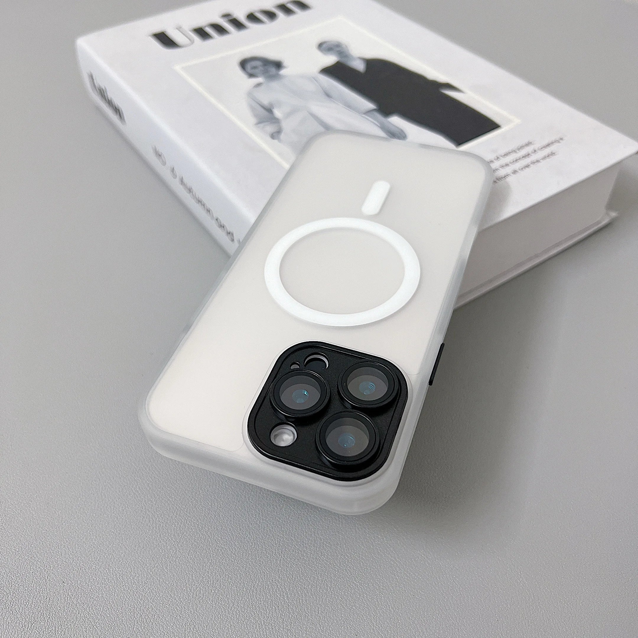 Magnetic Luxury Matte Translucent Armor Shockproof Case For iPhone 16 15 14 13 12 11 Pro Max For Magsafe Wireless Charge Cover