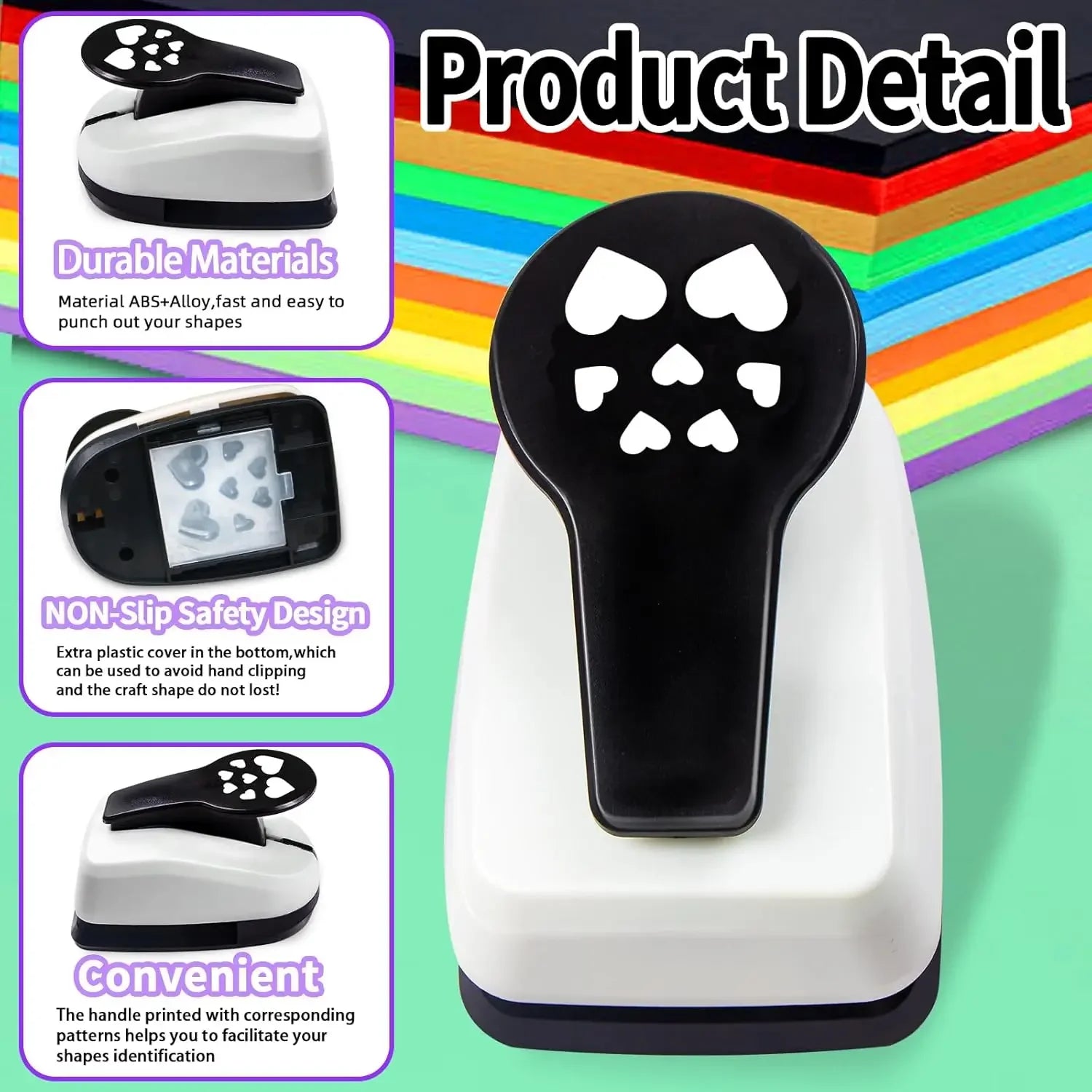 Heart punch for weddings, scrapbooking, card making