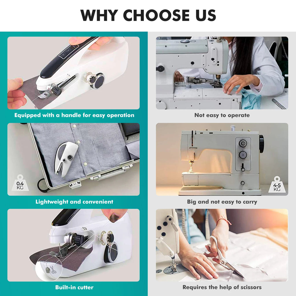 Portable Electric Sewing Machine with Sewing Accessories
