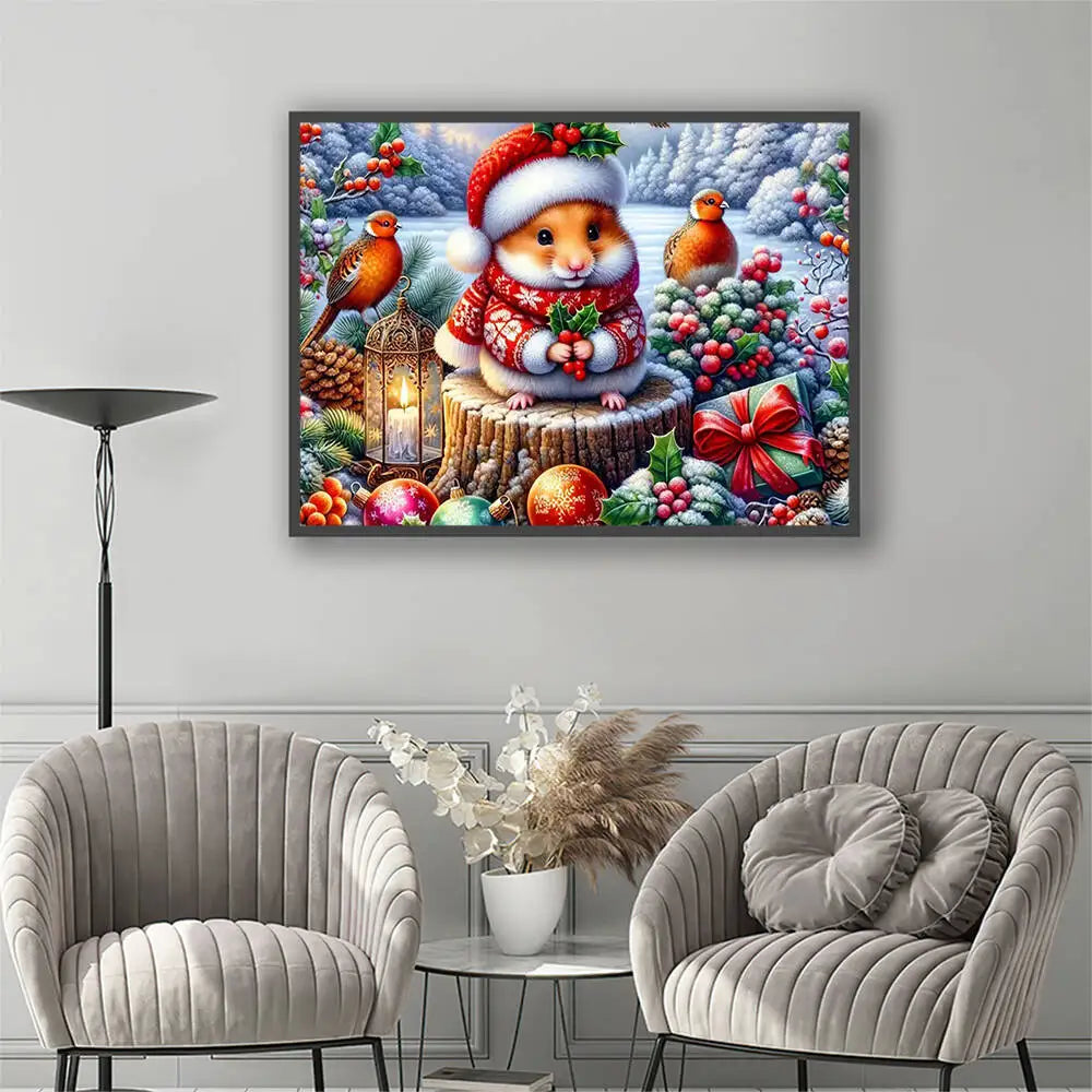 Evershine Full Diamond Painting Mouse Animal New Arrival DIY Diamond Mosaic Bird Picture Of Rhinestones Christmas Gifts