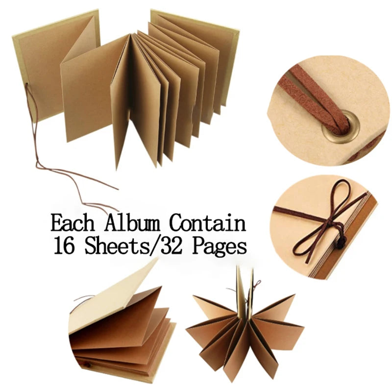 32/80 Pages  Photo Albums Handmade Scrap Book For Wedding Anniversary Gifts