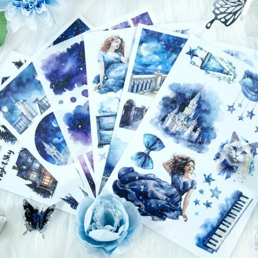 Winter Wonderland Sticker Book, Scrapbooking DIY Craft Supplies