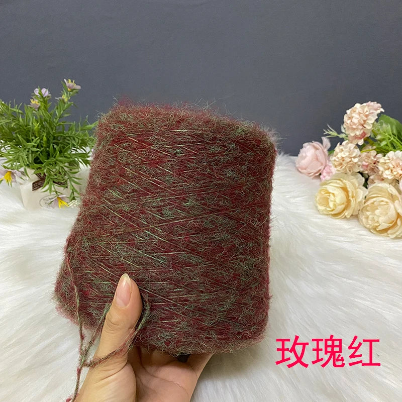 500G/PC Mohair Yarn High Quality Super Soft And Warm