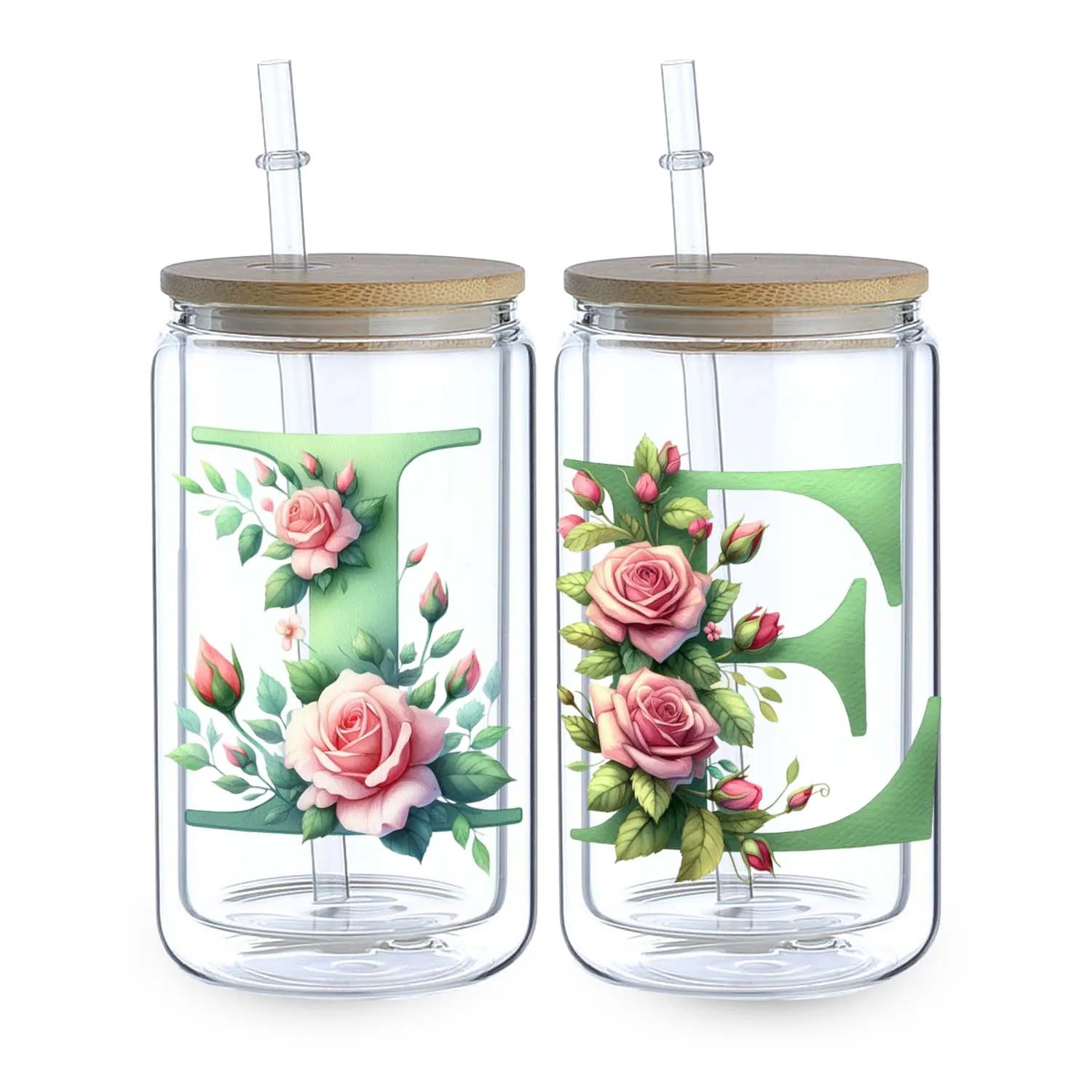 flower transfer stickers, waterproof  suitable for glasses