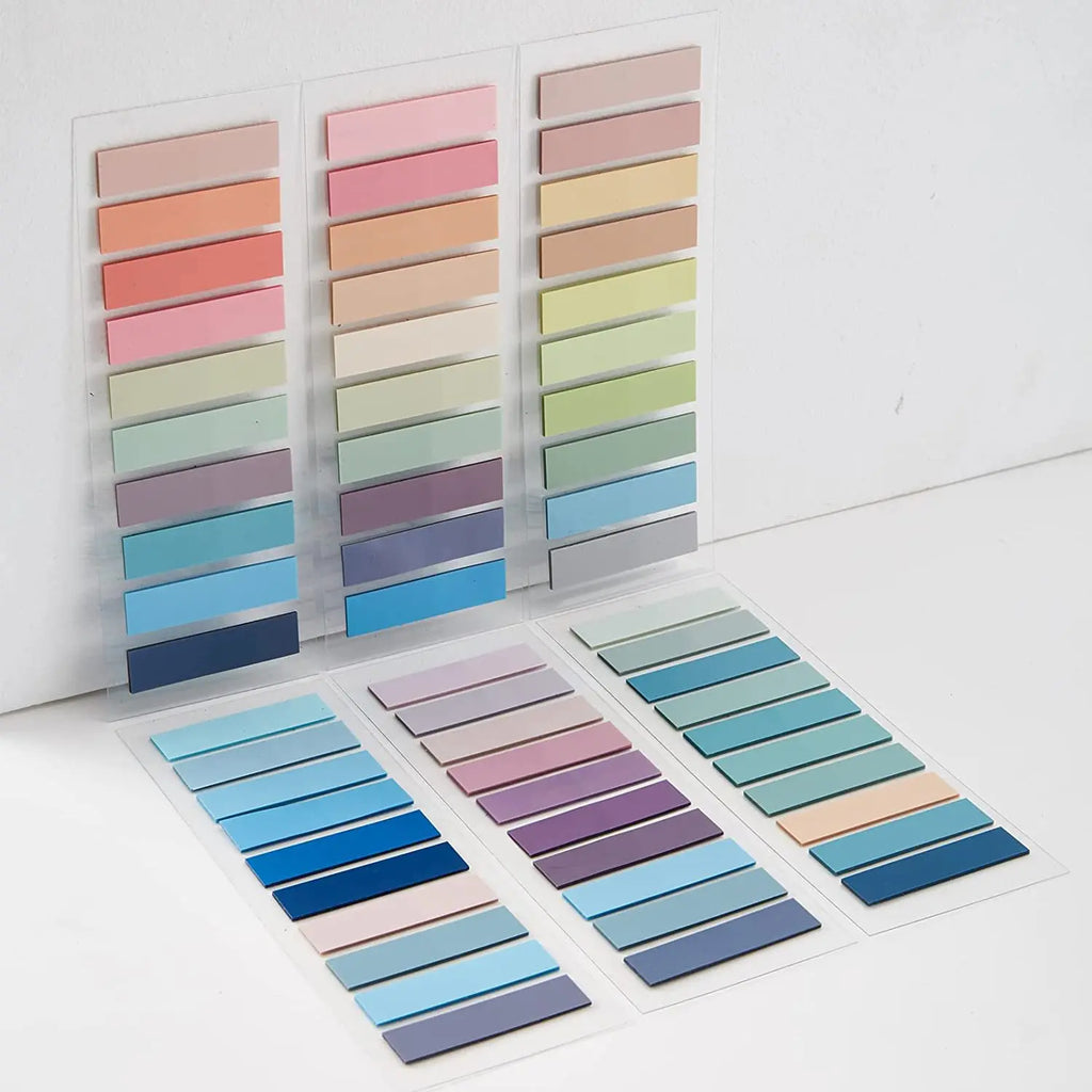 Colorful Transparent Sticky Notes Self -Adhesive Book Marker