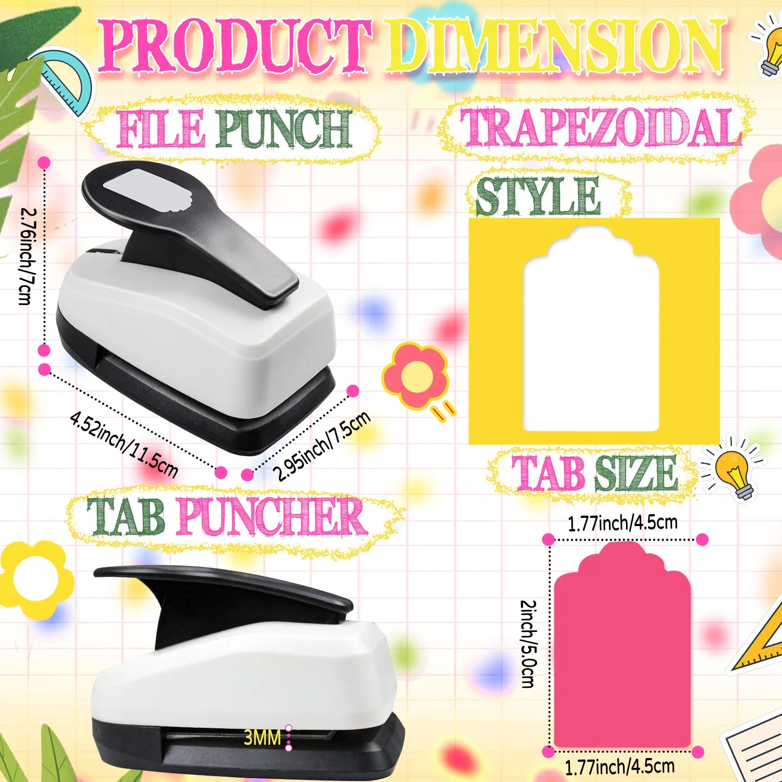 Tag Cutter Puncher Paper Cutter 3 v 1 corner cutter rounder puncher