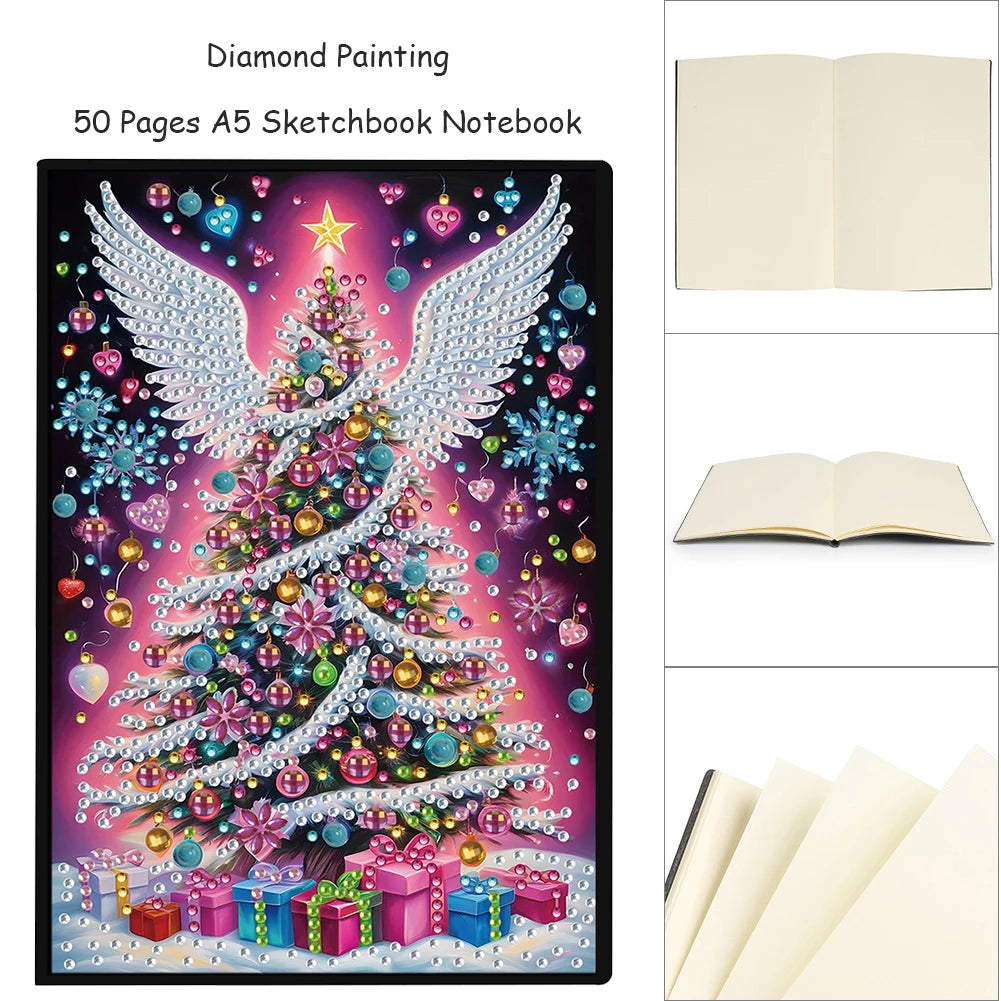 50-Page A5 Size Diamond Painting Diary Book