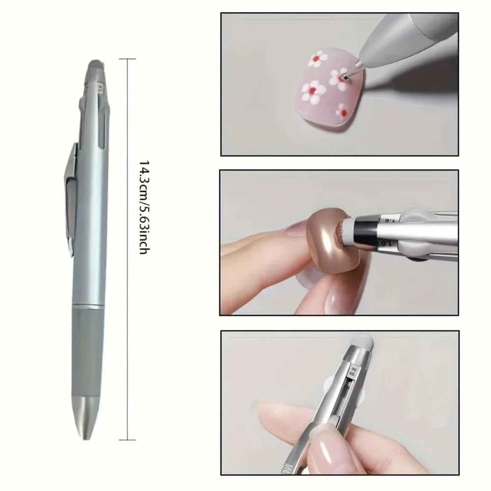 Dotting Tools in Ballpoint Pen Dot Paint Manicure Kit