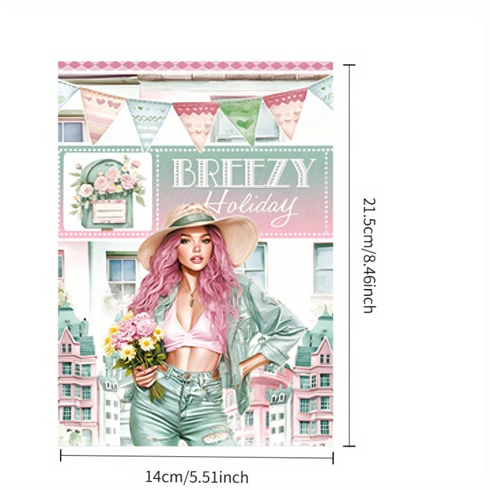 Die-Cut Scrapbooking Stickers for Journaling,